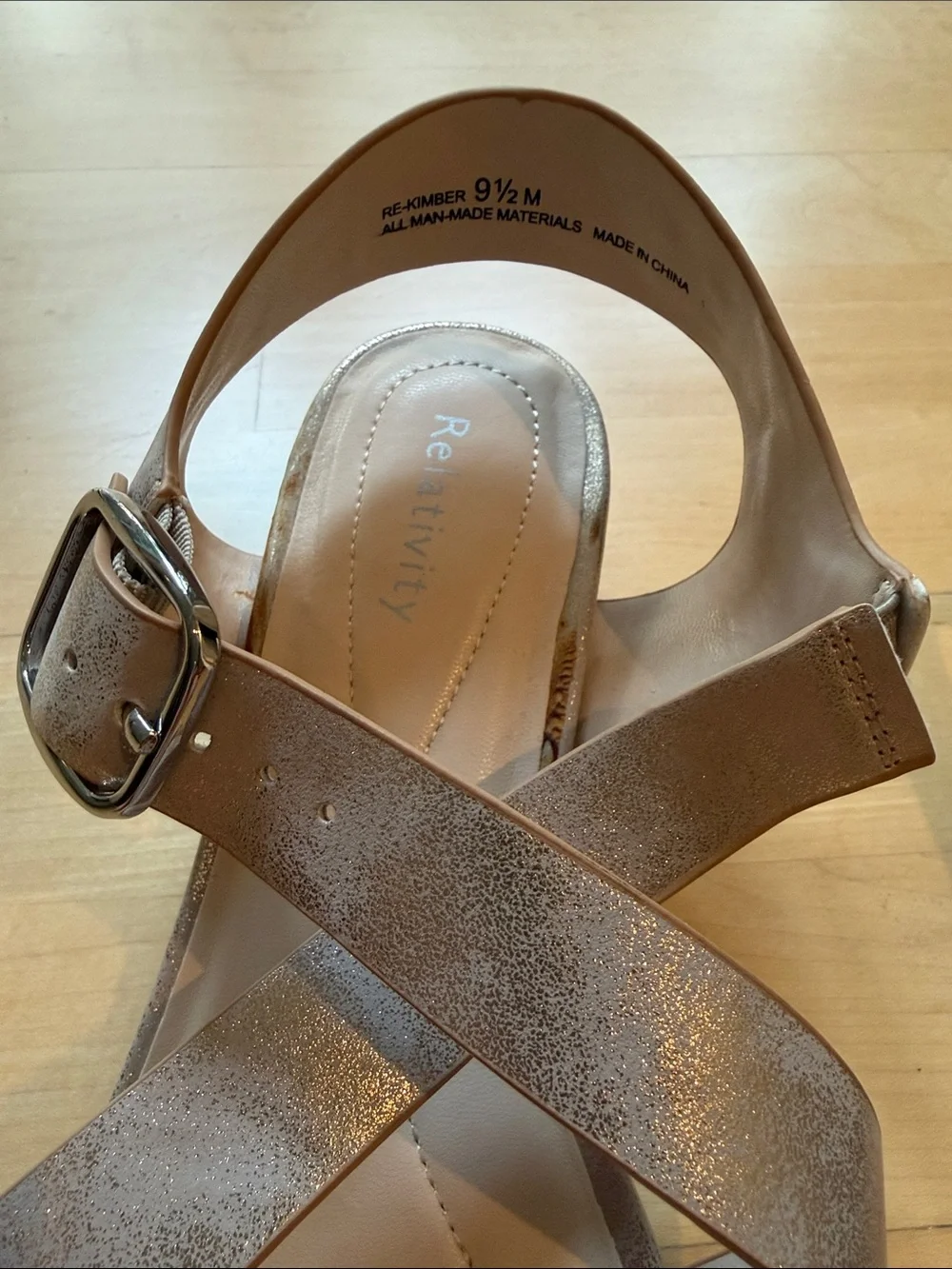 Relativity shimmer taupe